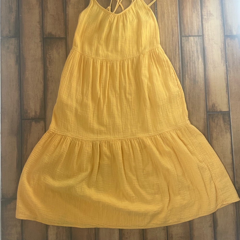 Yellow Midi Dress